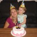 Klaudinka s maminkou a její dortík